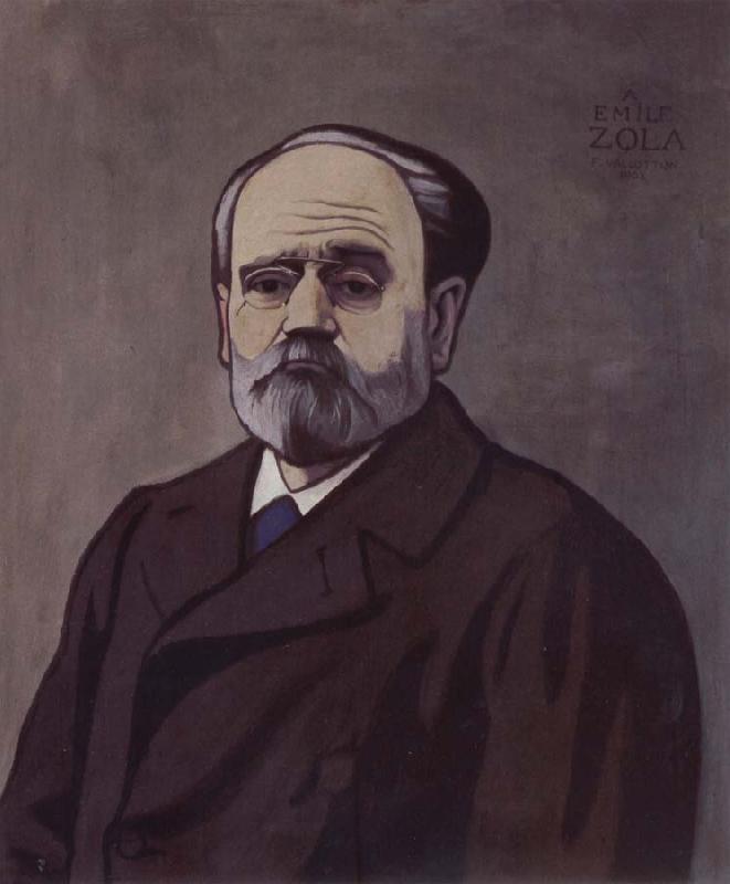  Portrait decoratif of Emile Zola